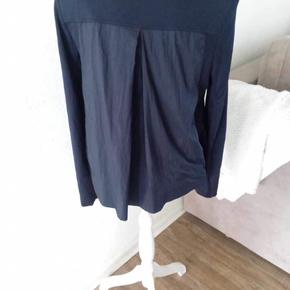 Cabi Chance Moto Jacket #5476 In Navy Blue | S - Picture 6 of 9